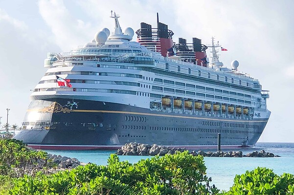Disney Magic Cruise Ship at Castaway Cay
