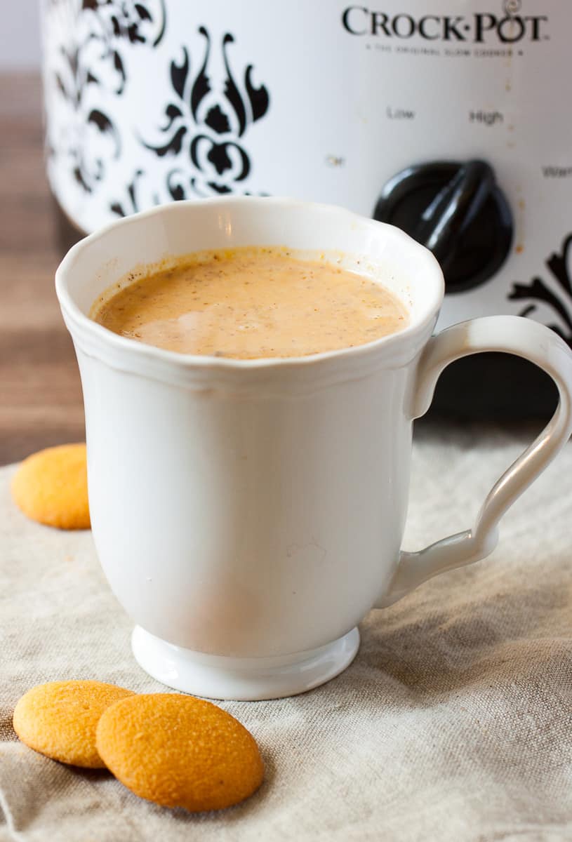 slow cooker pumpkin pie drink