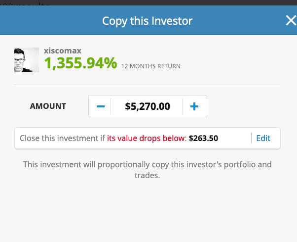 eToro copytrader