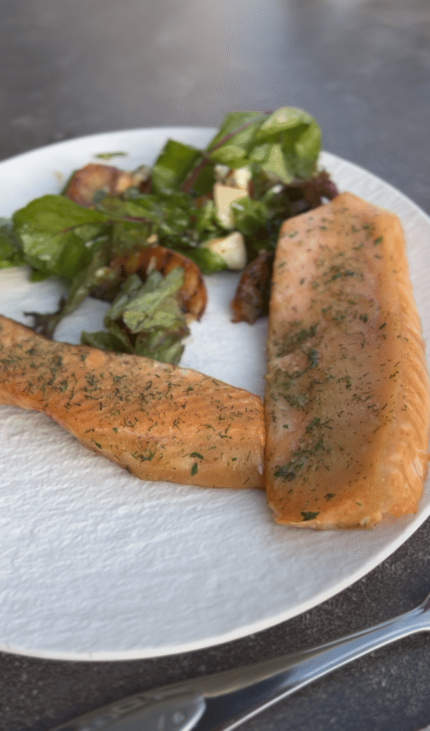 Warmgerookte zalmbuikjes