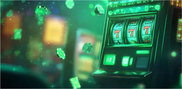 Fichas i karty na stole pokerowym