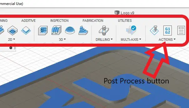 Click this drop down for the post process function