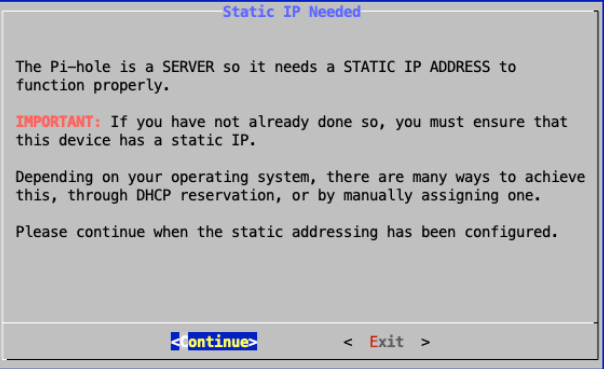 Static IP