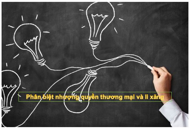 Phân biệt nhượng quyền thương mại và li xăng