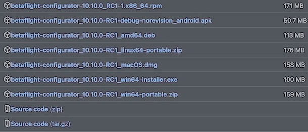 Betaflight Configurator 4.4 (10.10)