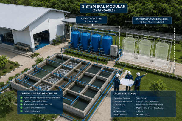Sistem IPAL Modular