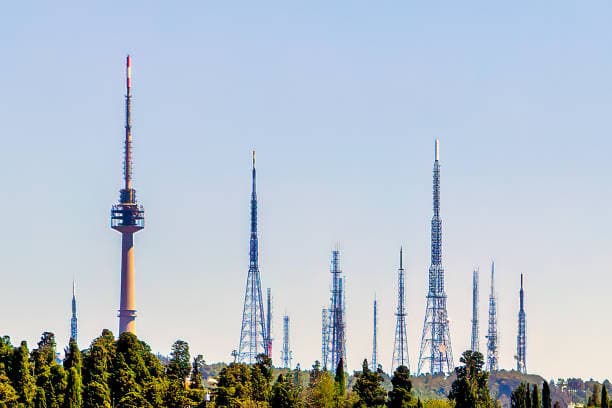 Çamlıca tepesi TV, Radyo ve GSM antenleri önceki hali