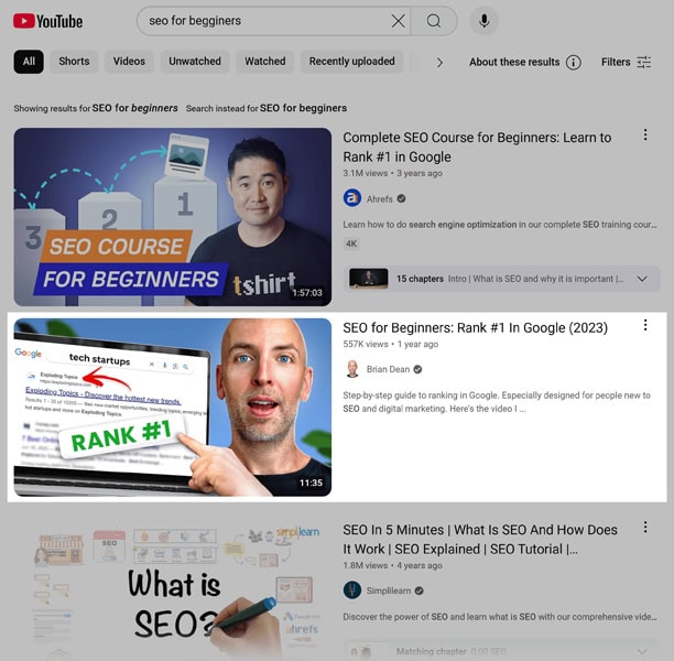 What is YouTube SEO