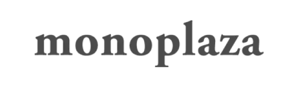 Logo de Monoplaza, firma española de diseño de autor y moda contemporánea representada en España por B SIDE Showroom Madrid