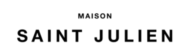 Logotipo de Maison Saint Julien, firma francesa de moda resort representada por B Side Showroom en España
