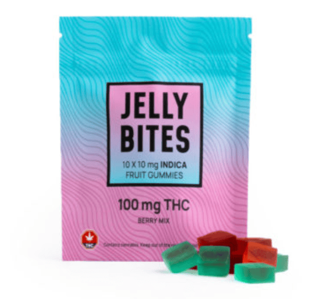 Twisted Extracts – Indica Regular Strength Jelly Bites (100 mg THC) – Berry Mix