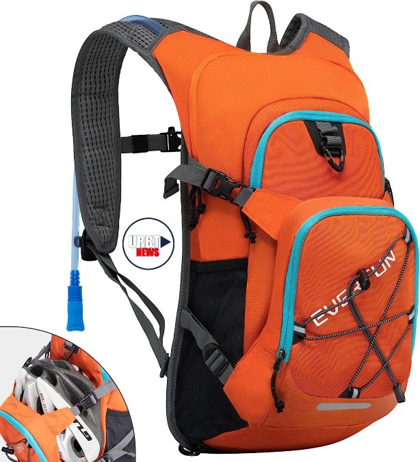 Heat Wave Grips Texas EVERFUN Hydration Backpack Water Backpack with Water Bladde