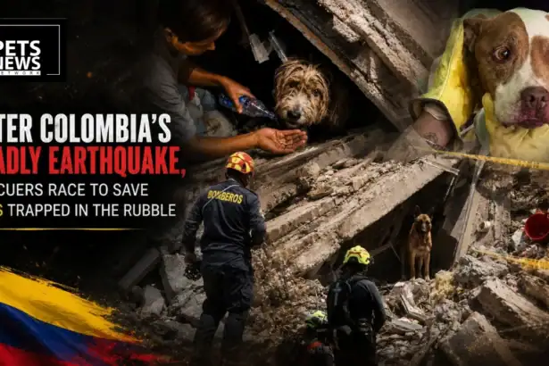 Colombia’s Deadly Earthquake Leaves Pets Trapped as Rescuers Race to Save Dogs and Cats