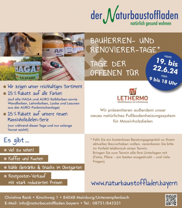 Ein Flyer mit Infos zum Tag der offenen Tür