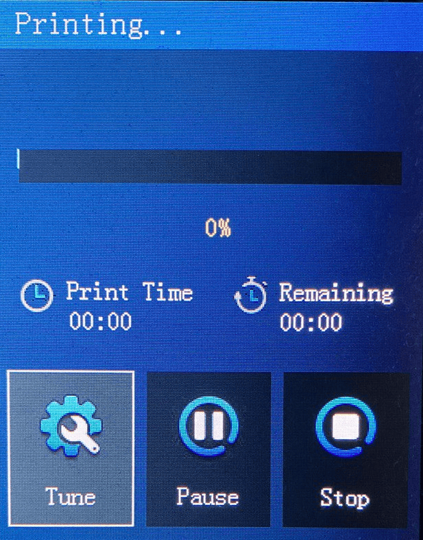 ender 3 freezing example