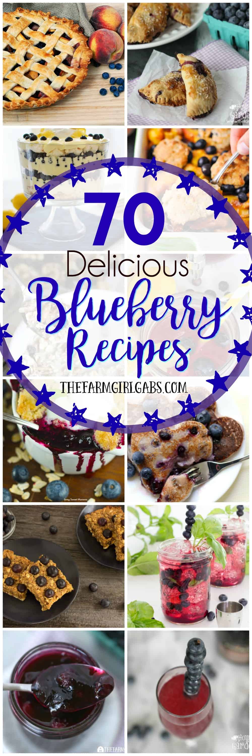 Blueberries and summer go hand and hand. Celebrate their bounty with this collection of 70 Delicious Blueberry Recipes.