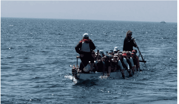 Toronto Search and Rescue’s all female crew escorts epic Female Dragon Boat Crossing of Lake Ontario