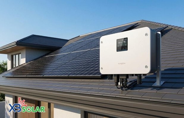 Lắp đặt điện mặt trời mái nhà giảm 90% tiền điện | Chống mất điện 4ms 1 lắp đặt điện mặt trời mái nhà
