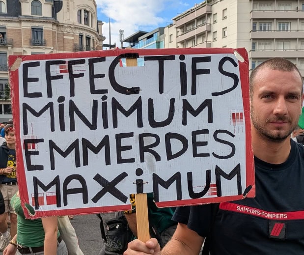 Les pompiers applaudis à Tarbes