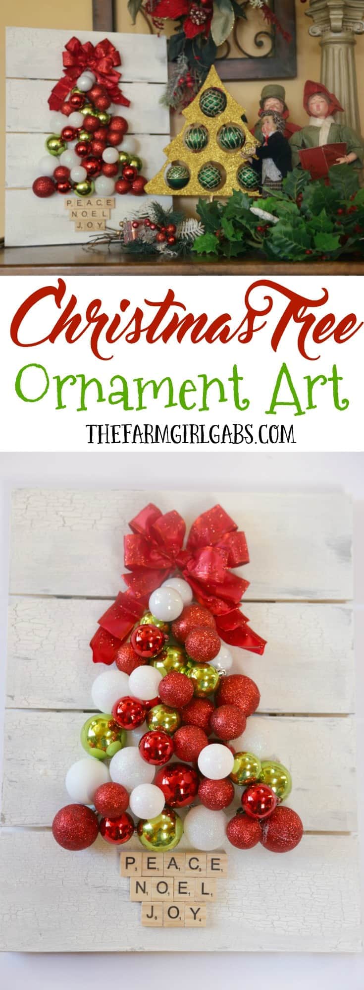 Make it Shine This Holiday Season With The Simple DIY Christmas Tree Ornament Art. This craft project will brighten up your holiday decor.