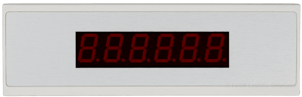 Wyświetlacz Pick-to-Light PTL-N6-X-White z serii LUCA White-Line do wizualnego kompletowania zamówień