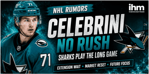 Sharks Celebrini Contract Signals