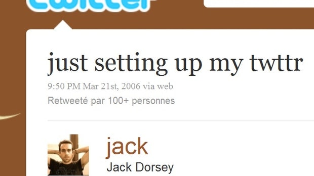 Jack Dorsey und sein erster Tweet - per NFT geschütztes Kunstwerk