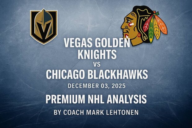 Vegas Golden Knights vs Chicago Blackhawks: Premium NHL Analysis Teaser