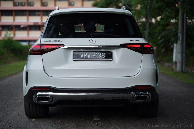 GLE 400e rear