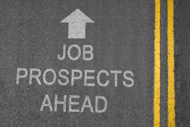 sign about job prospects