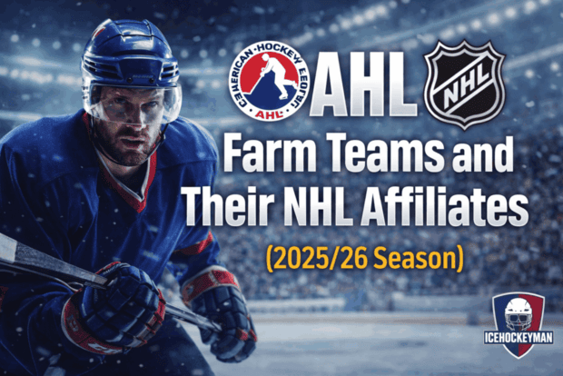 AHL Farm Teams and NHL Affiliations 2025/26 | IceHockeyMan
