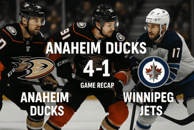 Anaheim Ducks 4-1 Winnipeg Jets | IHM Game Recap