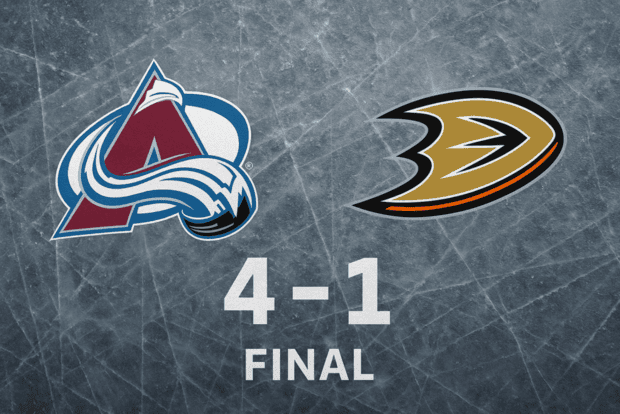 Colorado Avalanche 4-1 Anaheim Ducks - Finished | IHM Game Recap