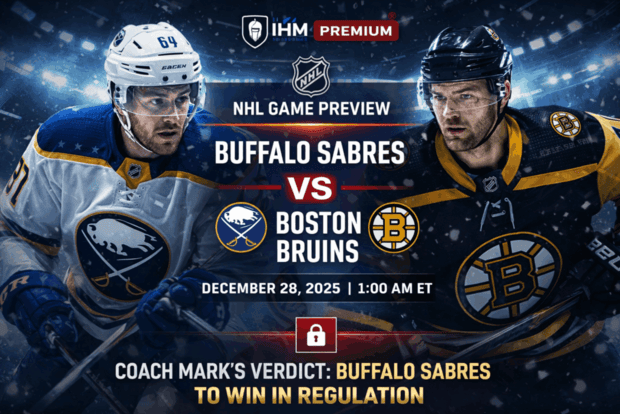 Buffalo Sabres vs Boston Bruins - Game Preview & Analysis | Dec 28, 2025