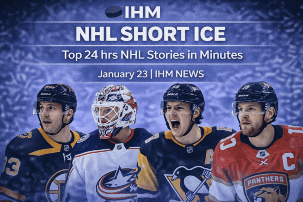 IHM NHL SHORT ICE - Top Stories in Minutes January 23, 2026 | IHM News