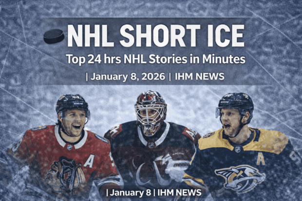 IHM NHL SHORT ICE - Top Stories in Minutes January 08, 2026 | IHM News