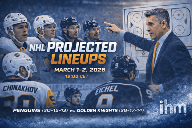 NHL Projected Lineups - Game Day