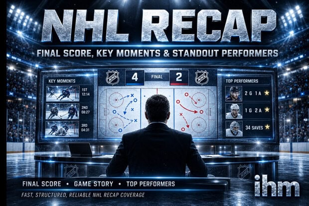 IHM NHL Recap banner for Panthers vs Jets, 31 October 2026