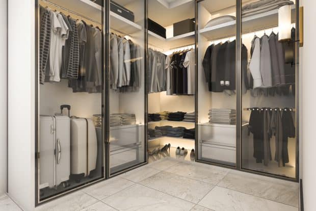 walk in custom closet