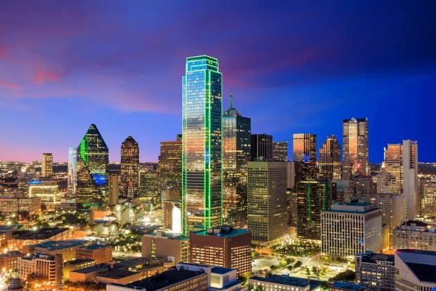 dallas texas image used for franchise attorneys directory