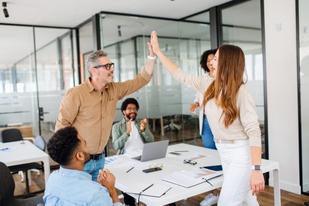 image of a thriving franchise business owner