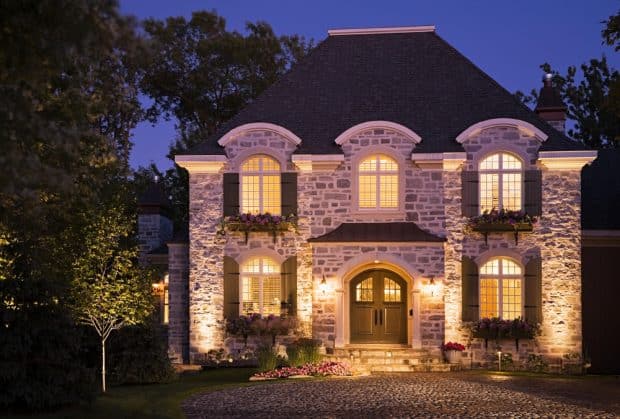 customized outdoor lighting example