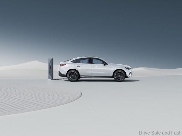 mercedes-benz glc 350 e 4matic coupe nightfall edition side profile