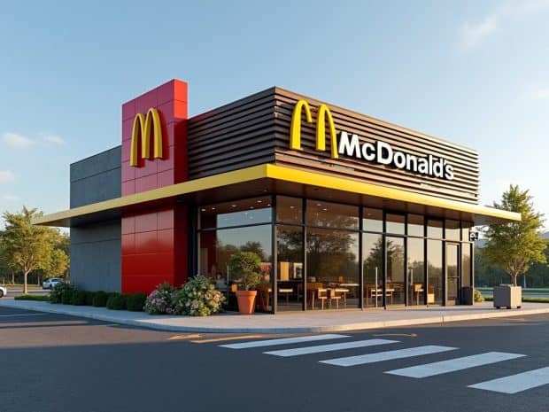 cost of a McDonald's franchise image shown