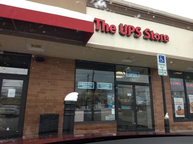 The UPS Store franchise pictured