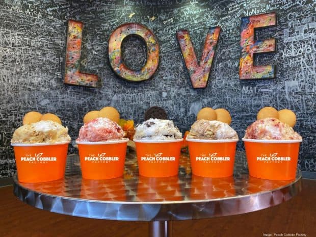 greg george peach cobbler factory