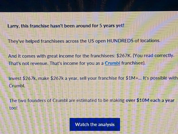 franchise due diligence done wrong