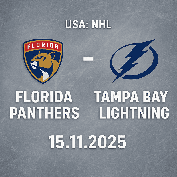 Florida Panthers vs Tampa Bay Lightning - Match Preview 15.11.2025 - NHL