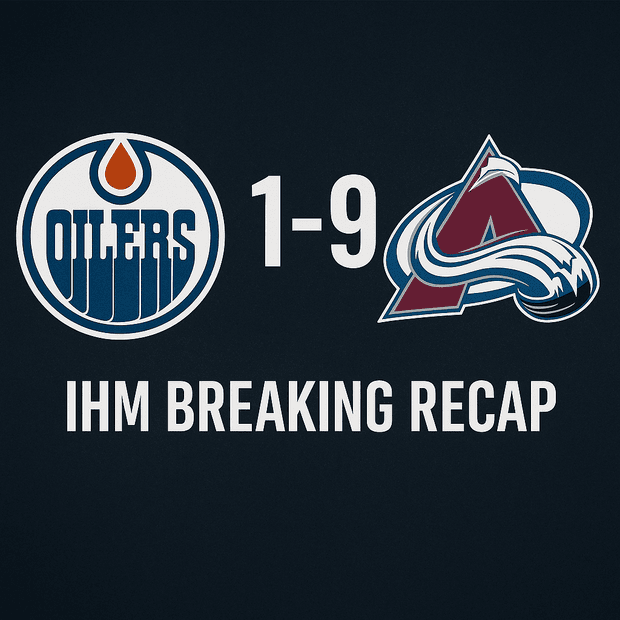 Colorado humiliates Oilers 1-9 on home ice; McDavid’s lone goal can’t stop rout | IHM News