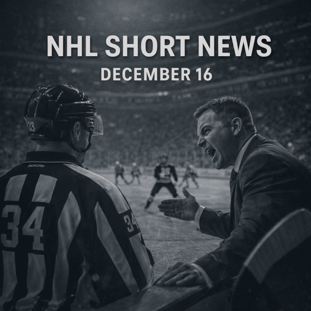 NHL SHORT ICE - All Key Stories in Minutes | December 15-16, 2025 | IHM News